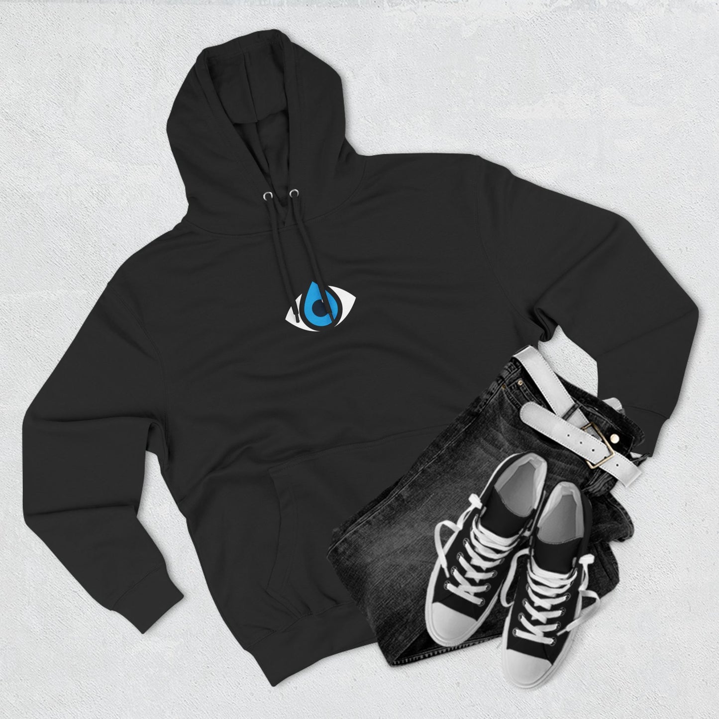 Premium Pullover Black Hoodie