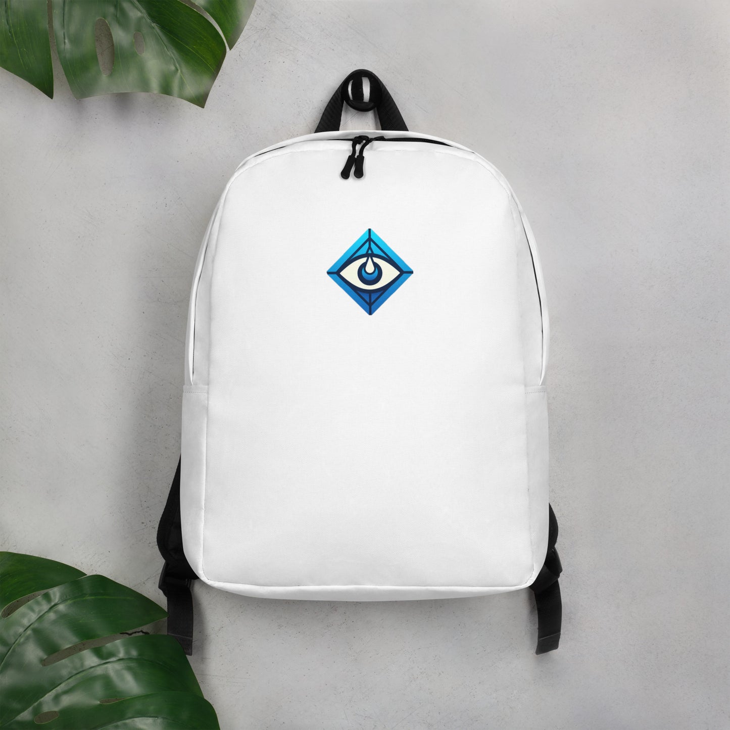 Minimalist White Backpack