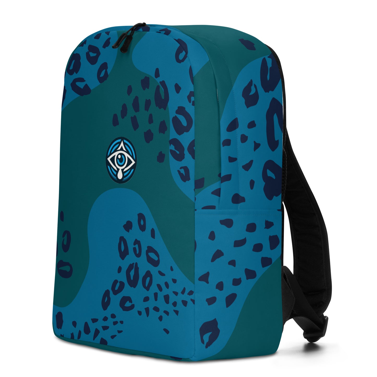 Minimalist Leopord Blue Backpack